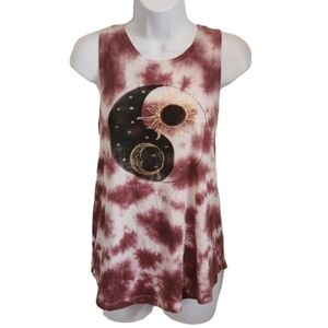Fifth Sun Yin Yang Tie Dye Tank
